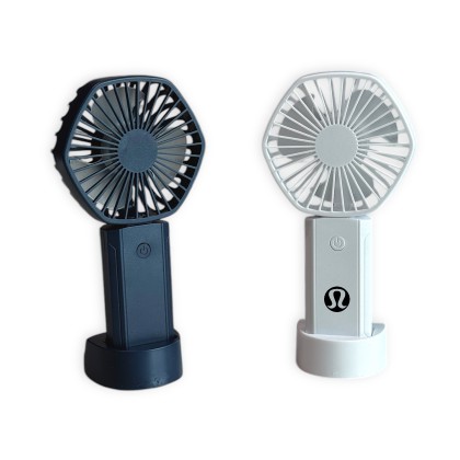 Portable Rechargeable Mini Hand Fan with Desktop Stand